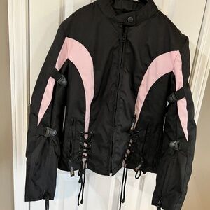 XELEMENT Women's Padded Nylon Zip Out Liner Cycle Jacket Size XL